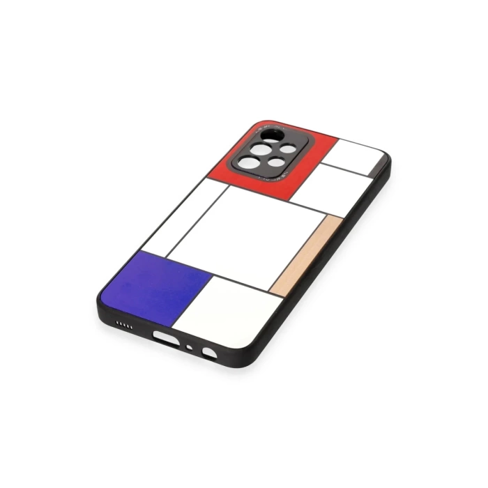 Newface Samsung Galaxy A52 Kılıf Mirror Desenli Kapak