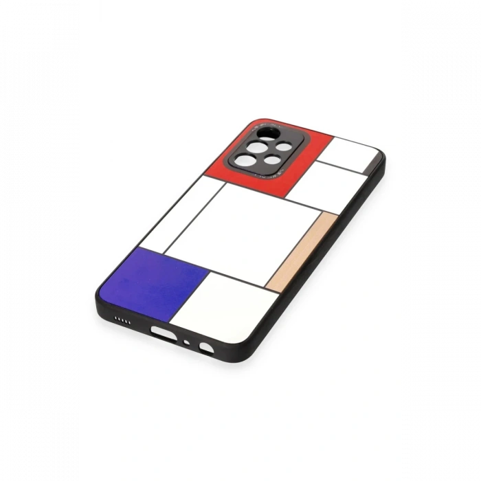 Newface Samsung Galaxy A52 Kılıf Mirror Desenli Kapak