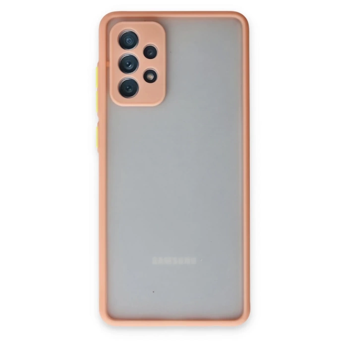 Newface Samsung Galaxy A52 Kılıf Montreal Silikon Kapak - Pembe