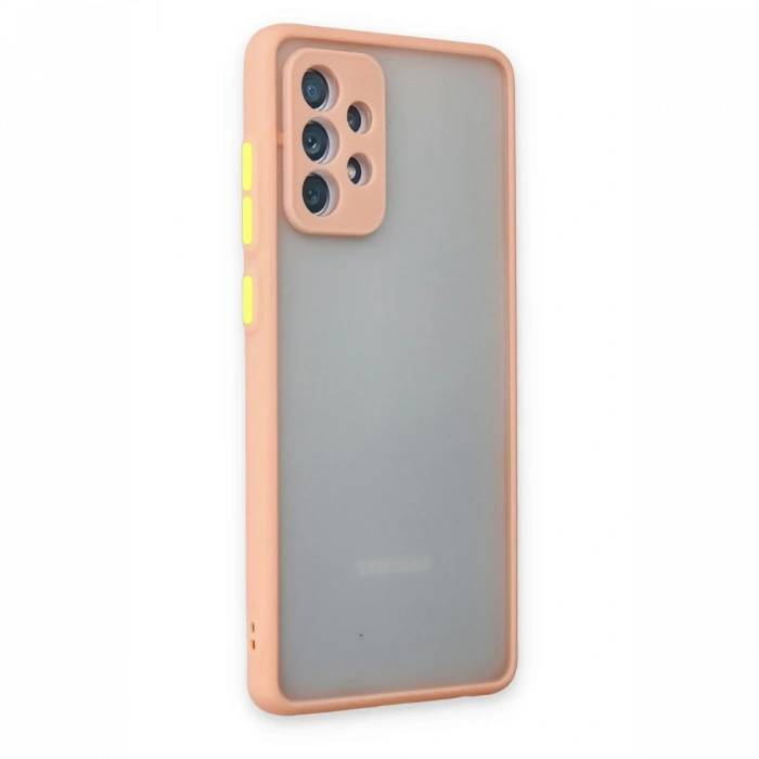 Newface Samsung Galaxy A52 Kılıf Montreal Silikon Kapak - Pembe