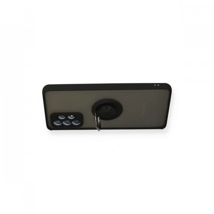 Samsung Galaxy A52 Kılıf Montreal Yüzüklü Silikon Kapak