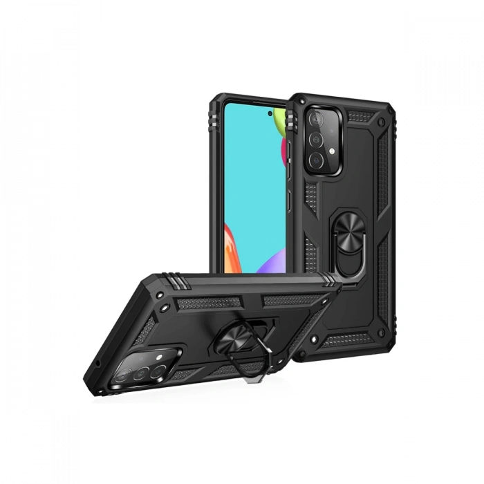 Newface Samsung Galaxy A52 Kılıf Sofya Yüzüklü Silikon Kapak