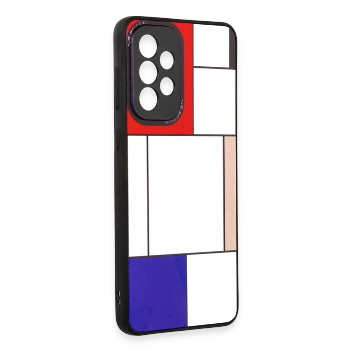 Newface Samsung Galaxy A53 5G Kılıf Mirror Desenli Kapak