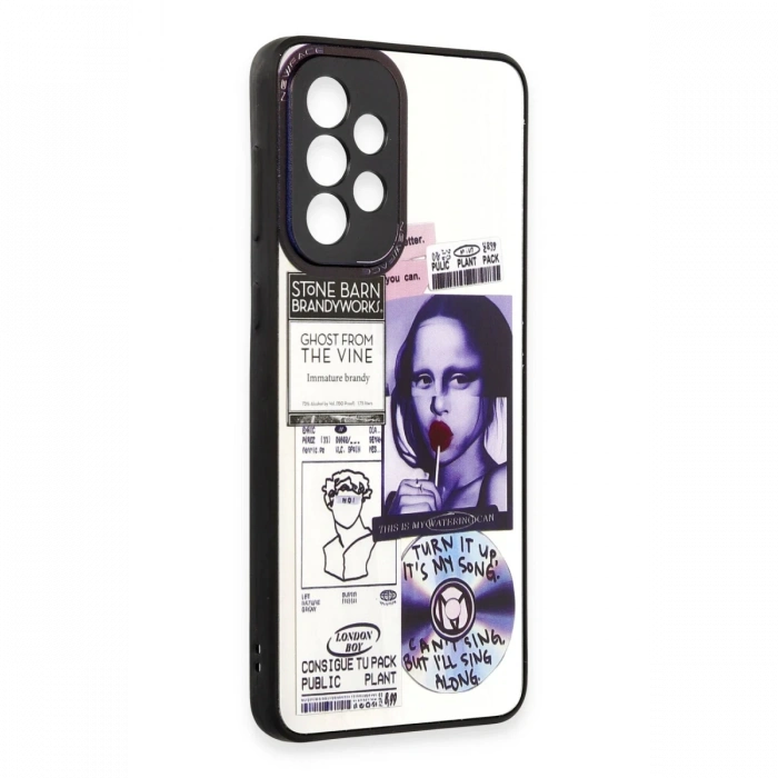 Newface Samsung Galaxy A53 5G Kılıf Mirror Desenli Kapak