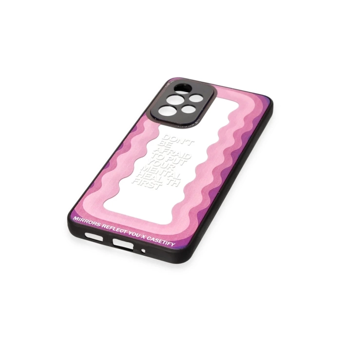 Newface Samsung Galaxy A53 5G Kılıf Mirror Desenli Kapak