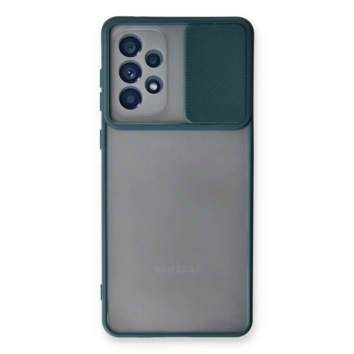 Newface Samsung Galaxy A53 5G Kılıf Palm Buzlu Kamera Sürgülü Silikon