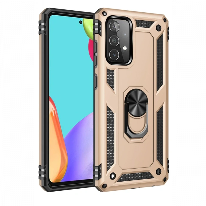 Newface Samsung Galaxy A53 5G Kılıf Sofya Yüzüklü Silikon Kapak