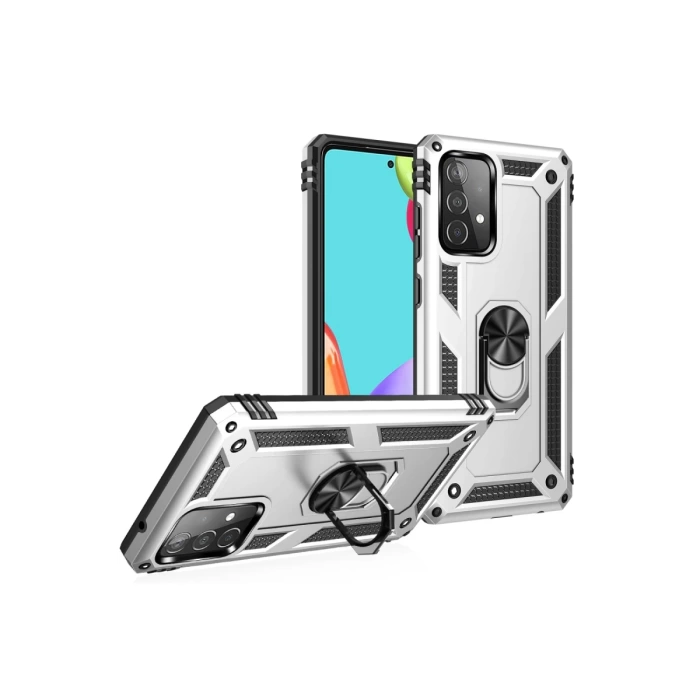 Newface Samsung Galaxy A53 5G Kılıf Sofya Yüzüklü Silikon Kapak