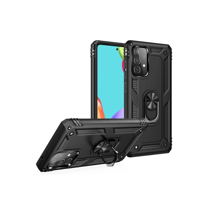 Newface Samsung Galaxy A53 5G Kılıf Sofya Yüzüklü Silikon Kapak