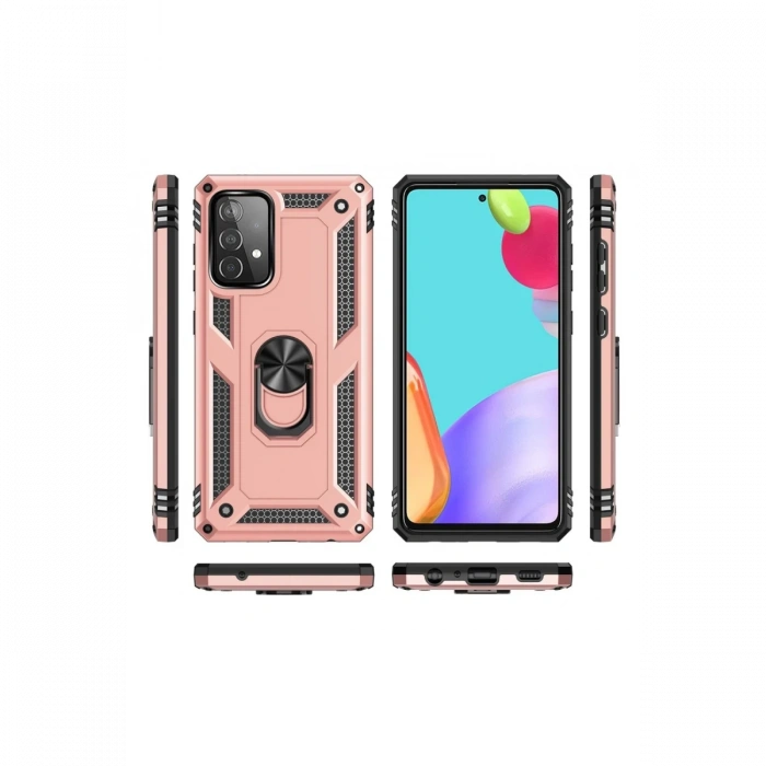 Newface Samsung Galaxy A53 5G Kılıf Sofya Yüzüklü Silikon Kapak