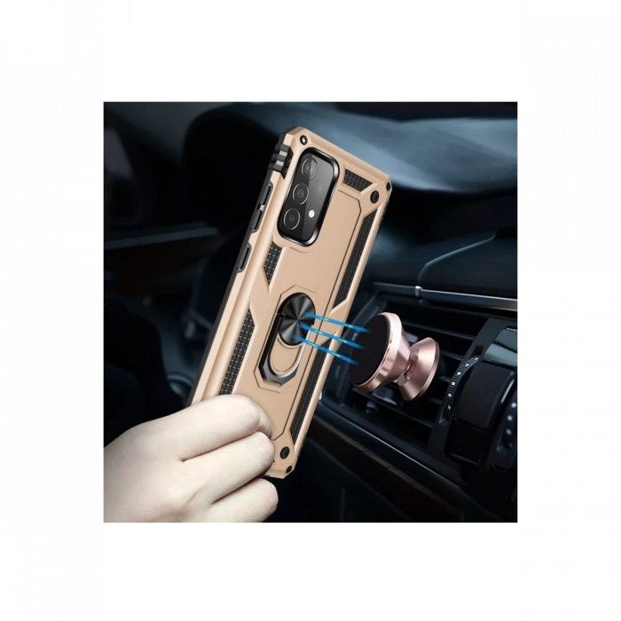Newface Samsung Galaxy A53 5G Kılıf Sofya Yüzüklü Silikon Kapak