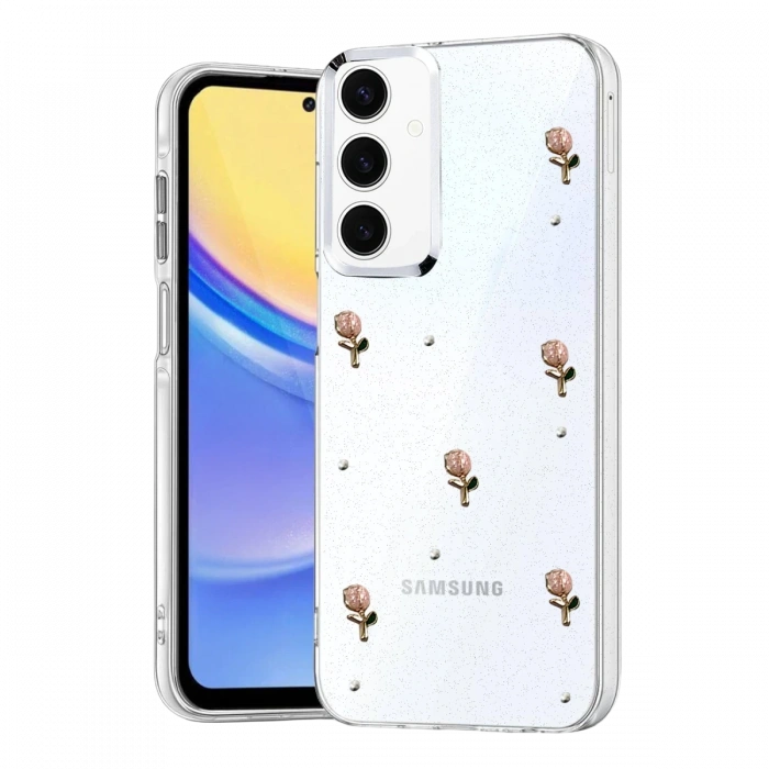 Newface Samsung Galaxy A54 5G Fiyonk Desenli Kapak