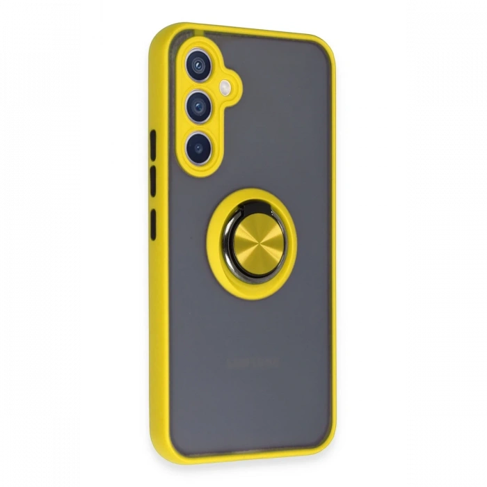 Samsung Galaxy A54 5G Kılıf Montreal Yüzüklü Silikon Kapak