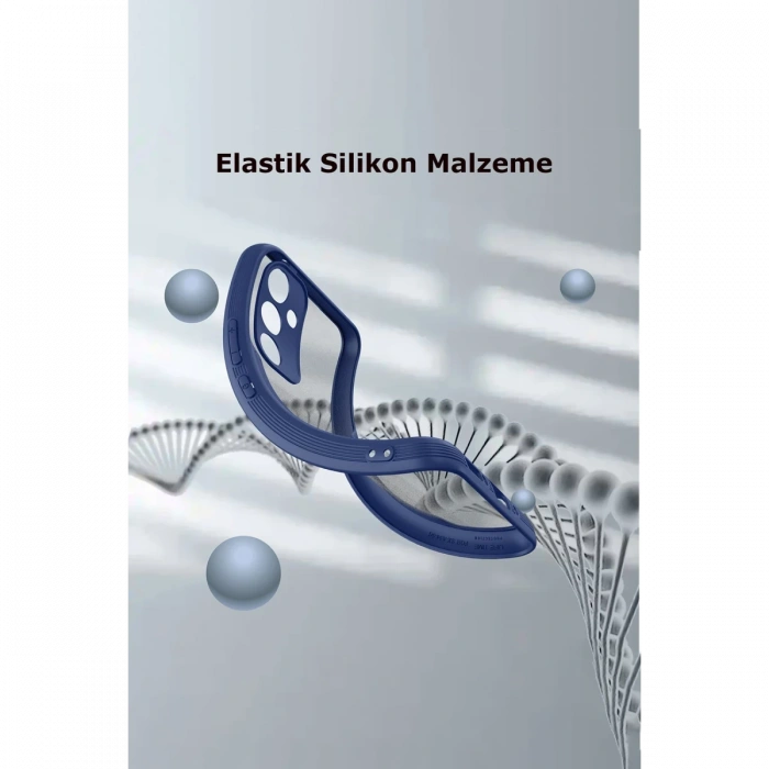 Samsung Galaxy A54 5G Kılıf Platin Silikon - Siyah