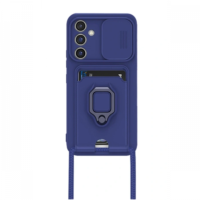 Samsung Galaxy A54 5G Kılıf Zuma Kartvizitli Yüzüklü Silikon