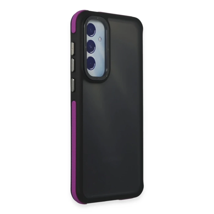 Newface Samsung Galaxy A55 5G Harvel Kapak - Derin Mor