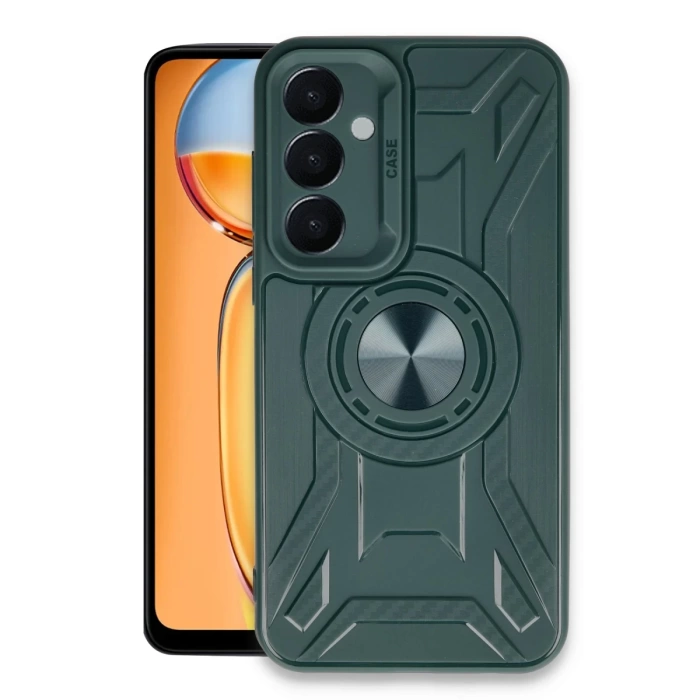 Newface Samsung Galaxy A55 5G Kılıf Lincoln Silikon - Lacivert