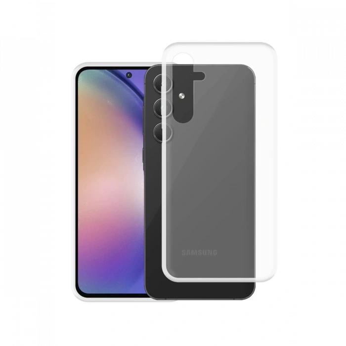 Newface Samsung Galaxy A55 5G Kılıf Lüx Şeffaf Silikon