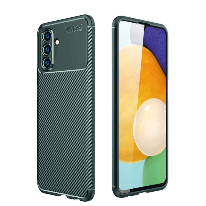 Newface Samsung Galaxy A56 Kılıf Auto Focus Karbon Kapak
