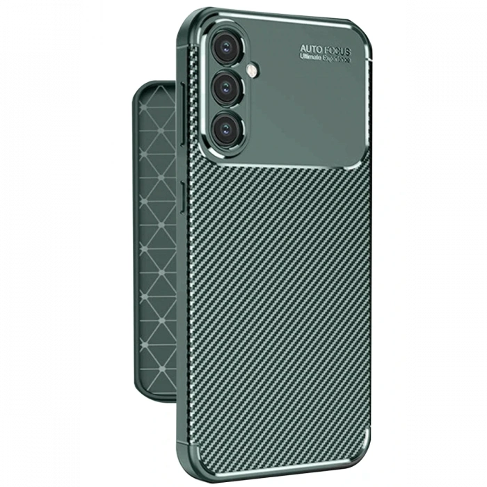 Newface Samsung Galaxy A56 Kılıf Auto Focus Karbon Kapak