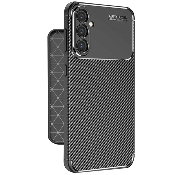 Newface Samsung Galaxy A56 Kılıf Auto Focus Karbon Kapak