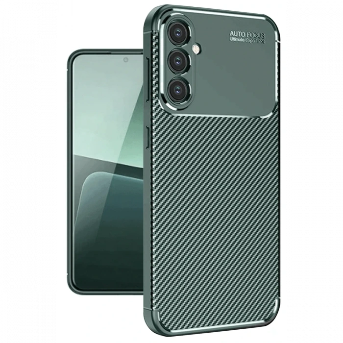 Newface Samsung Galaxy A56 Kılıf Auto Focus Karbon Kapak