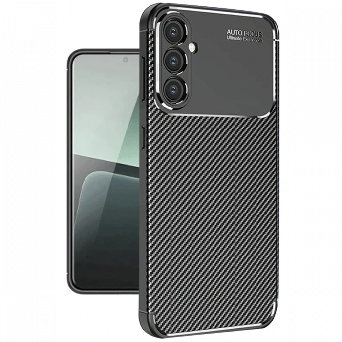 Samsung Galaxy A56 Kılıf Auto Focus Karbon Kapak
