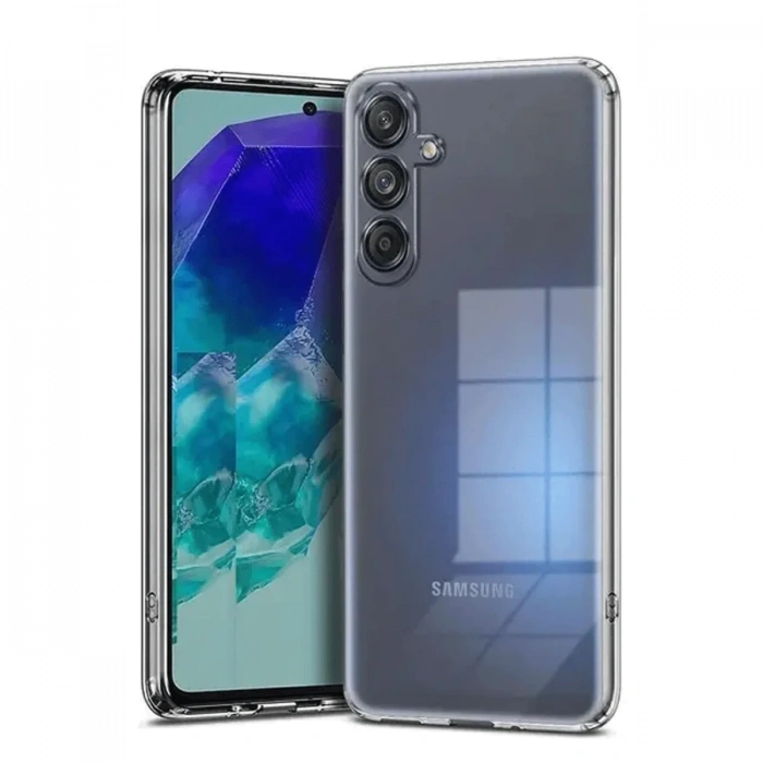 Newface Samsung Galaxy A56 Kılıf Lüx Şeffaf Silikon