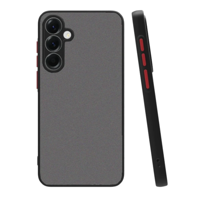 Newface Samsung Galaxy A56 Kılıf Montreal Silikon Kapak - Siyah