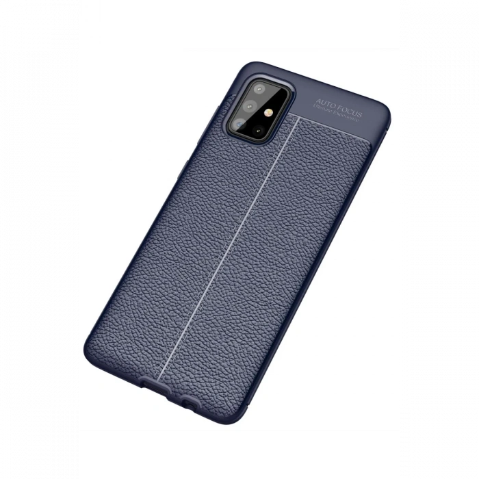 Newface Samsung Galaxy A71 Kılıf Auto Focus Kapak - Lacivert