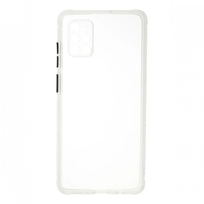 Newface Samsung Galaxy A71 Kılıf Miami Şeffaf Silikon
