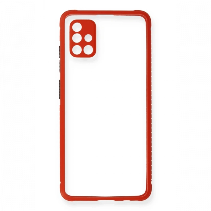 Newface Samsung Galaxy A71 Kılıf Miami Şeffaf Silikon