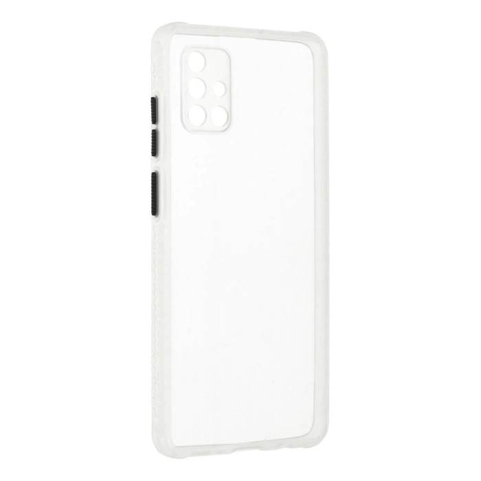 Newface Samsung Galaxy A71 Kılıf Miami Şeffaf Silikon