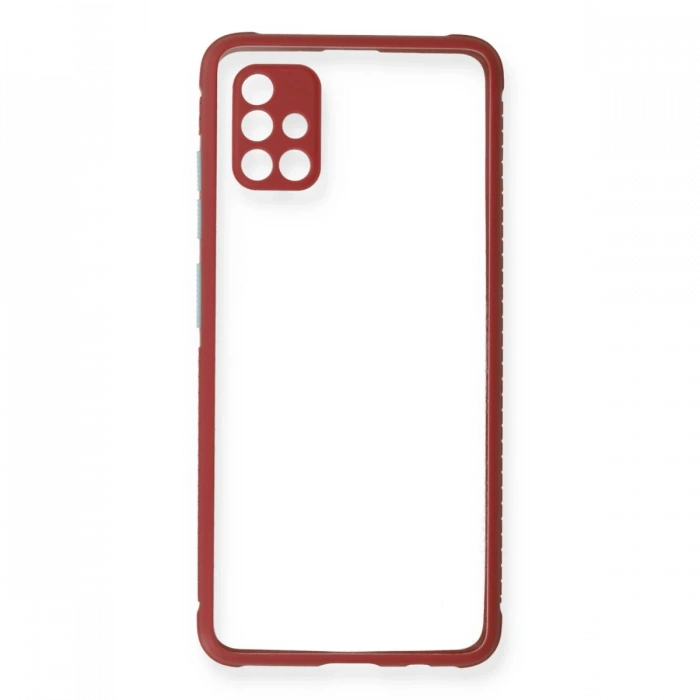 Newface Samsung Galaxy A71 Kılıf Miami Şeffaf Silikon