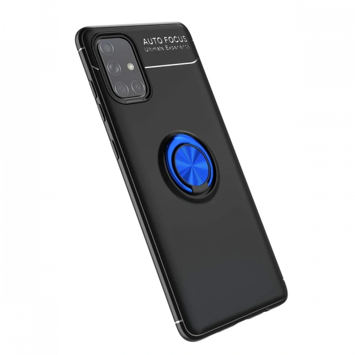 Samsung Galaxy A71 Kılıf Range Yüzüklü Silikon