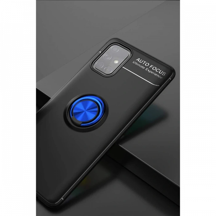 Samsung Galaxy A71 Kılıf Range Yüzüklü Silikon