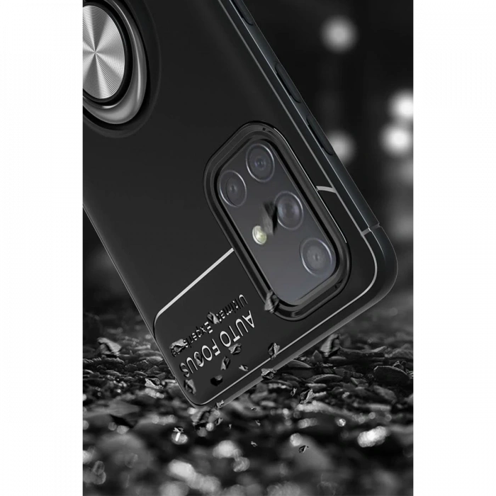 Samsung Galaxy A71 Kılıf Range Yüzüklü Silikon