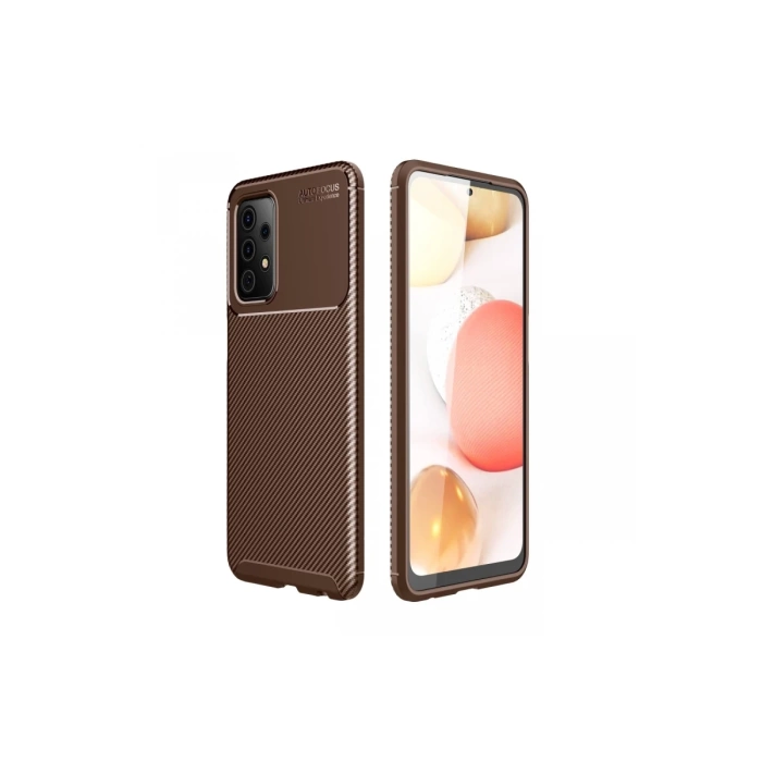 Newface Samsung Galaxy A72 Kılıf Auto Focus Karbon Kapak
