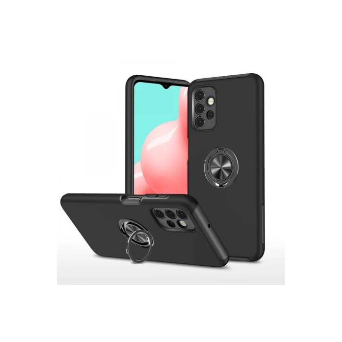 Newface Samsung Galaxy A72 Kılıf Elit Yüzüklü Kapak