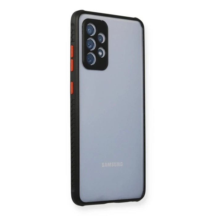 Newface Samsung Galaxy A72 Kılıf Miami Şeffaf Silikon