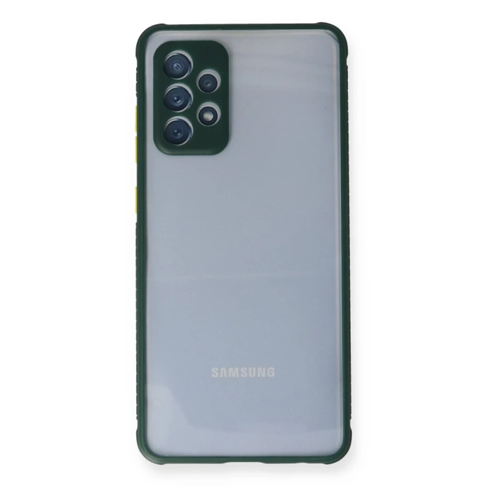 Newface Samsung Galaxy A72 Kılıf Miami Şeffaf Silikon