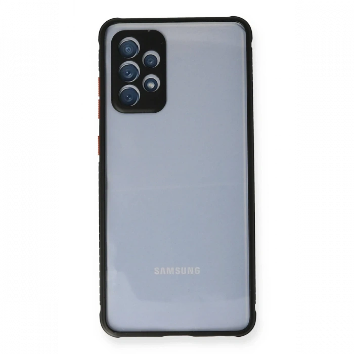 Newface Samsung Galaxy A72 Kılıf Miami Şeffaf Silikon