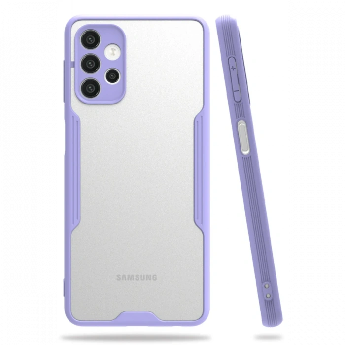 Newface Samsung Galaxy A72 Kılıf Platin Silikon