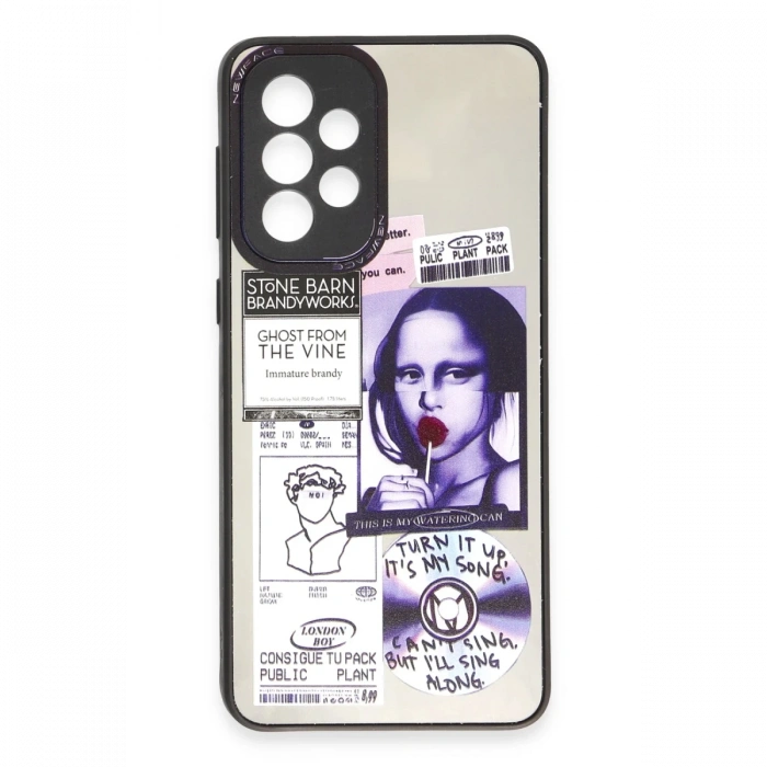 Newface Samsung Galaxy A73 5G Kılıf Mirror Desenli Kapak