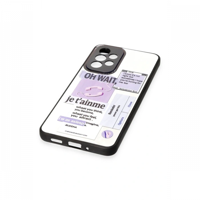 Newface Samsung Galaxy A73 5G Kılıf Mirror Desenli Kapak