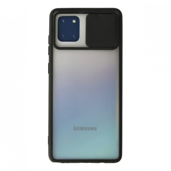 Newface Samsung Galaxy A81 / Note 10 Lite Kılıf Palm Buzlu Kamera Sürgülü Silikon