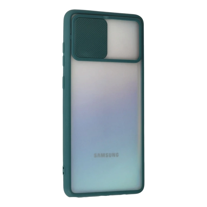 Newface Samsung Galaxy A81 / Note 10 Lite Kılıf Palm Buzlu Kamera Sürgülü Silikon