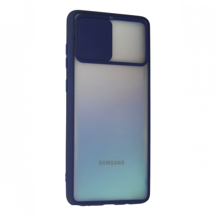 Newface Samsung Galaxy A81 / Note 10 Lite Kılıf Palm Buzlu Kamera Sürgülü Silikon