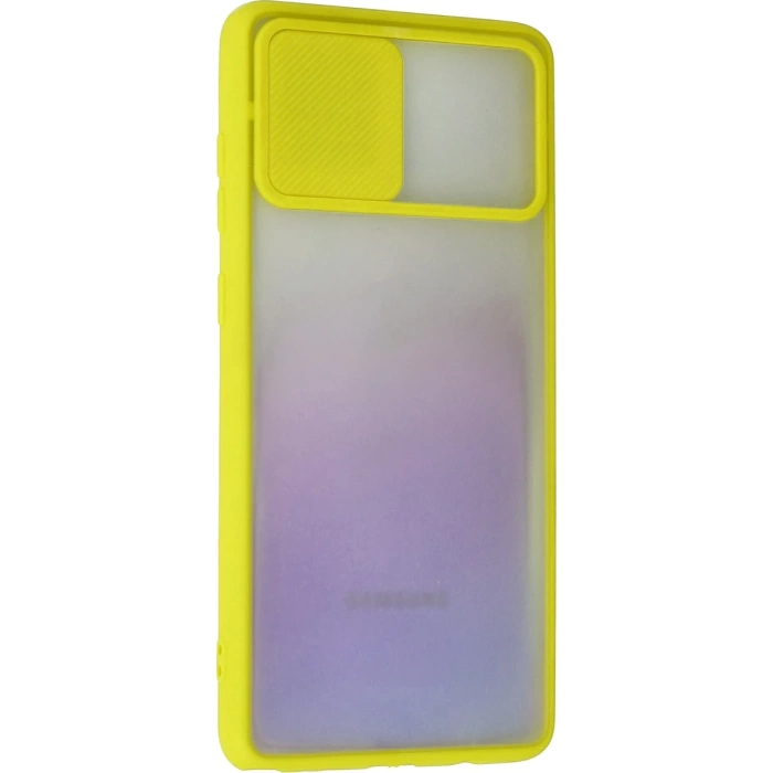 Newface Samsung Galaxy A81 / Note 10 Lite Kılıf Palm Buzlu Kamera Sürgülü Silikon