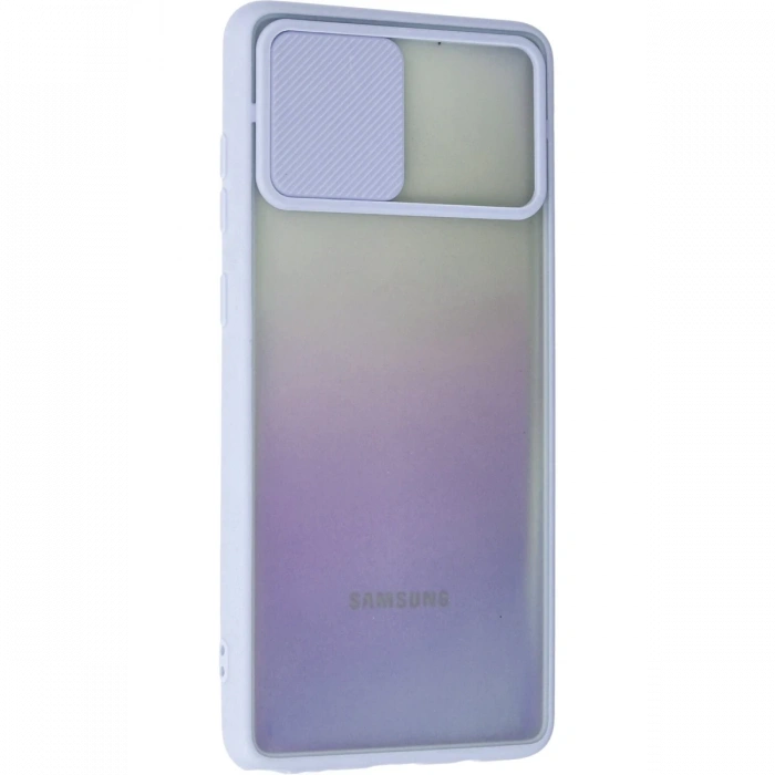 Newface Samsung Galaxy A81 / Note 10 Lite Kılıf Palm Buzlu Kamera Sürgülü Silikon